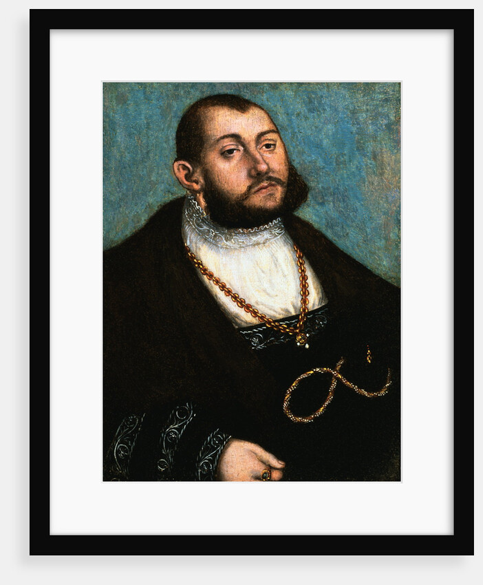 Portrait of the Elector Johann Friedrich 'Der Grossmutige' of Saxony by Lucas Cranach I