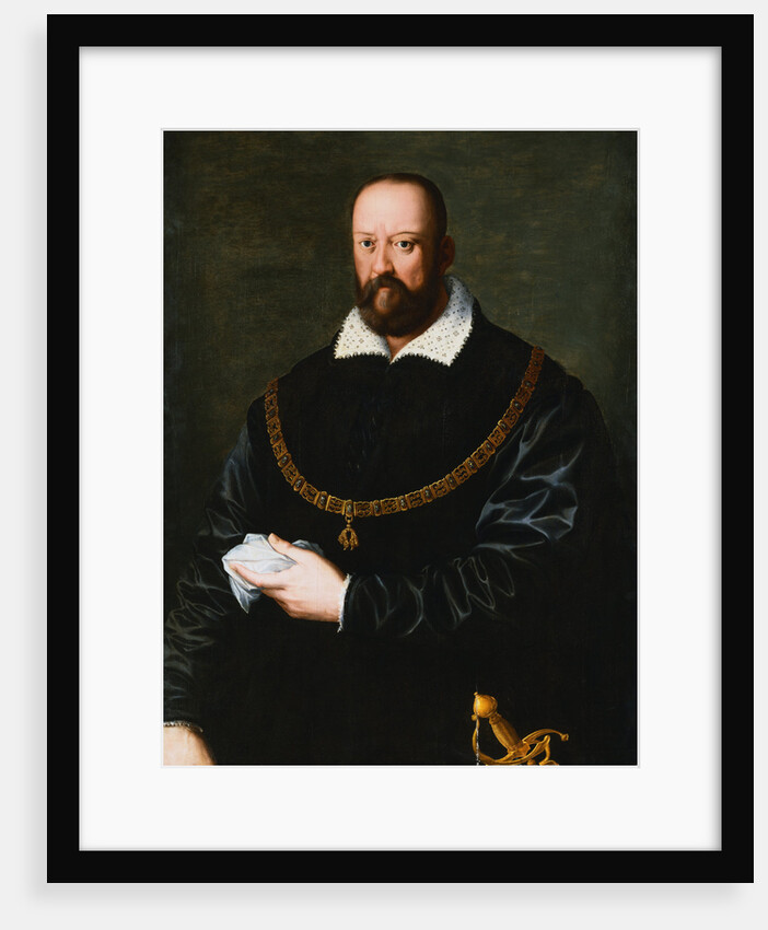 Portrait of Cosimo de Medici I, Half Length, Wearing The Order of the Golden Fleece by Circle of Angelo di Cosimo Allori