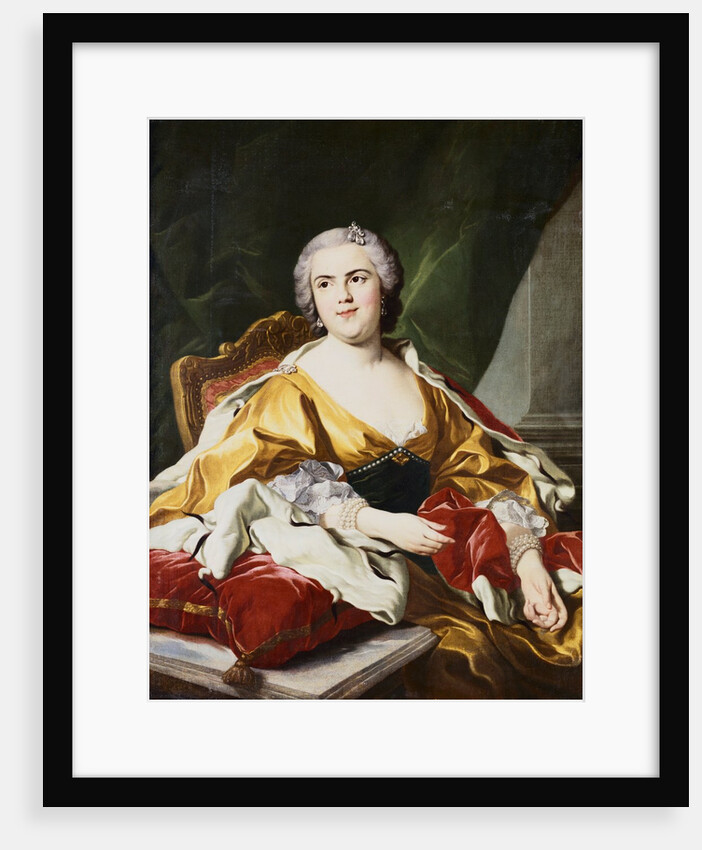 Portrait of Louise Elisabeth de Bourbon, Duchess of Parma by Louis-Michel van Loo