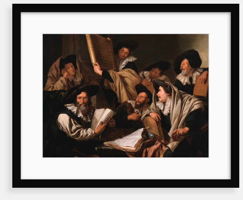 A Rabbinical Disputation by Jacob Toorenvliet