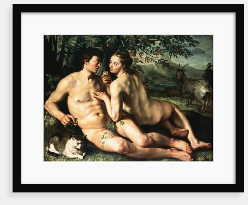 The Fall of Man by Hendrick Goltzius