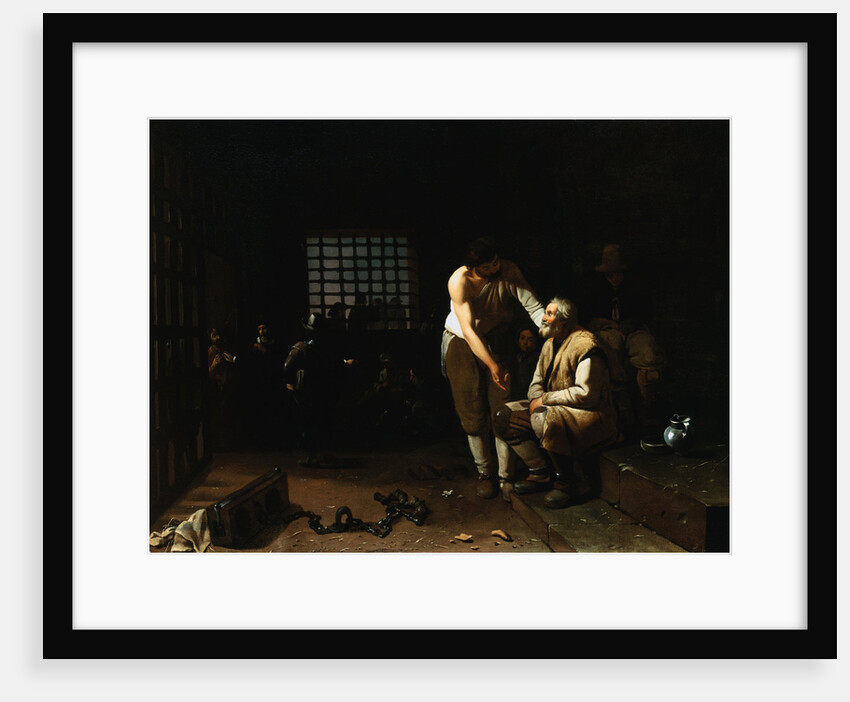 One of the Seven Acts of Mercy: Ministering to Prisoners by Michael Sweerts