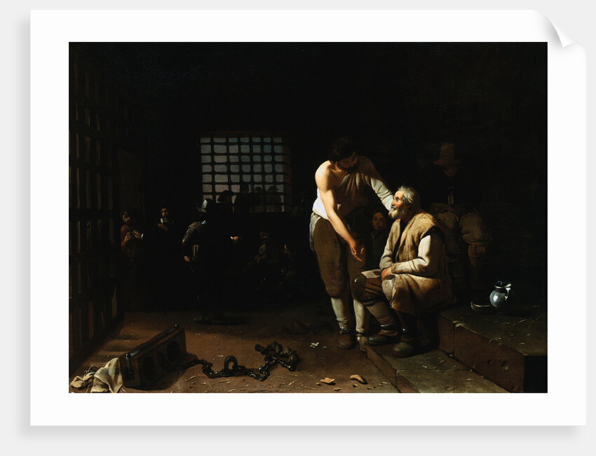 One of the Seven Acts of Mercy: Ministering to Prisoners by Michael Sweerts
