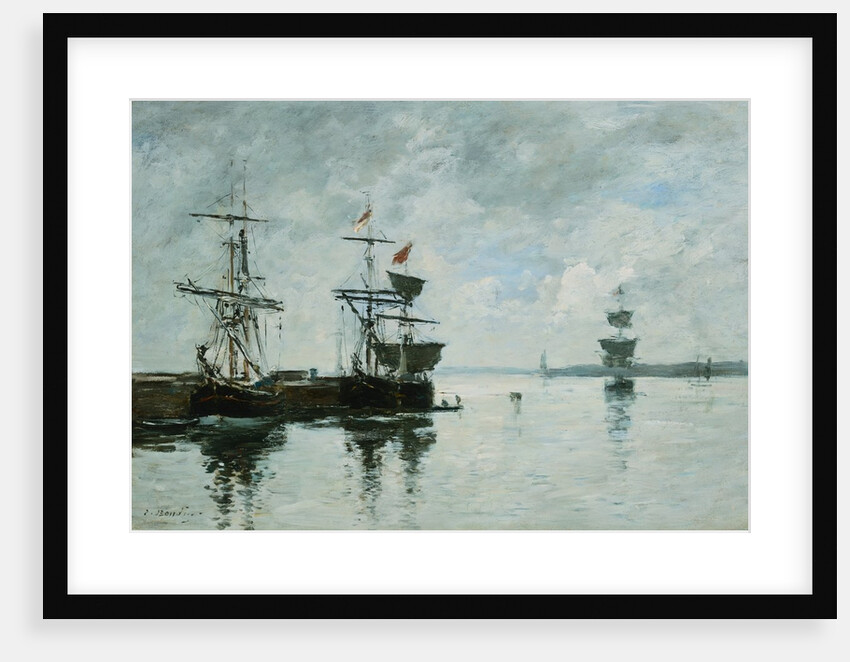 Port Scene by Eugene Boudin