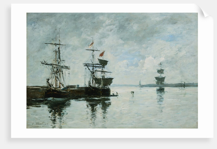 Port Scene by Eugene Boudin