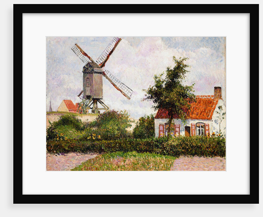 Mill in Knocke, Belgium by Camille Pissarro