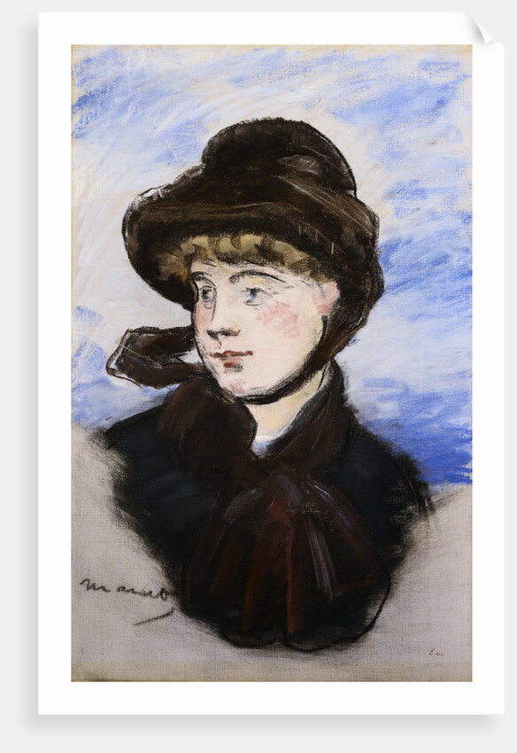 Girl with a Maroon Cap by Edouard Manet