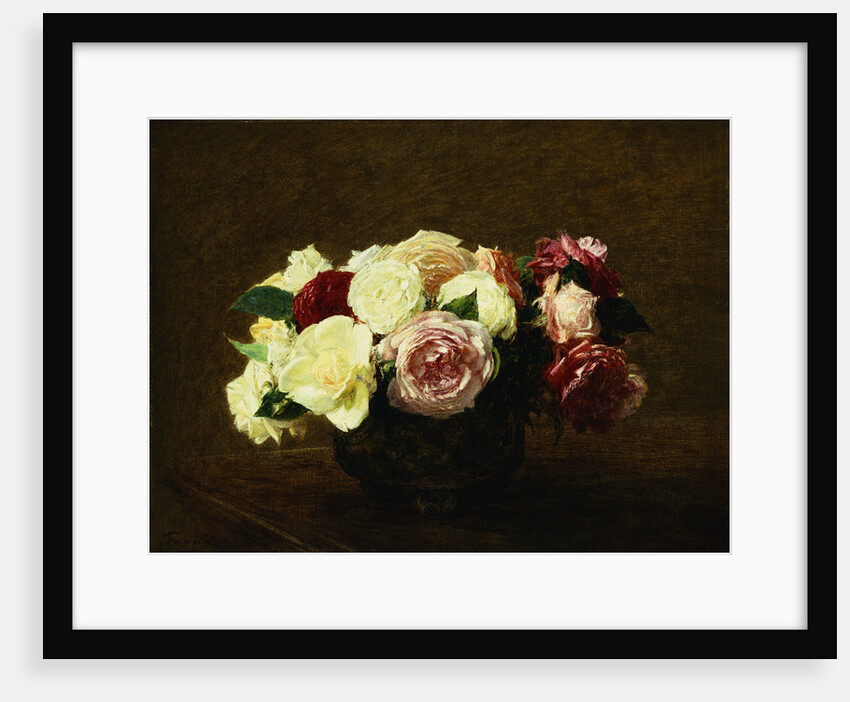 Roses by Henri Fantin-Latour