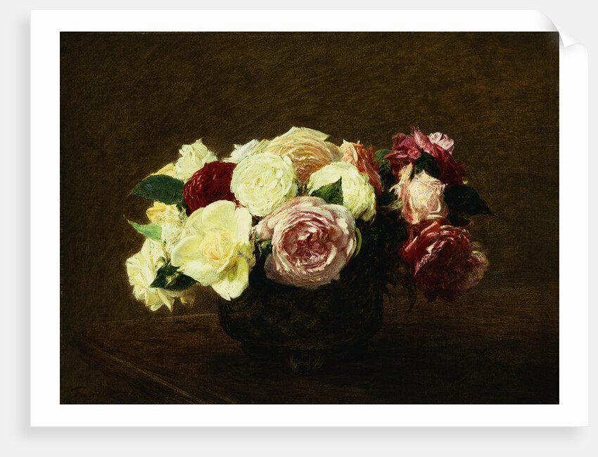 Roses by Henri Fantin-Latour