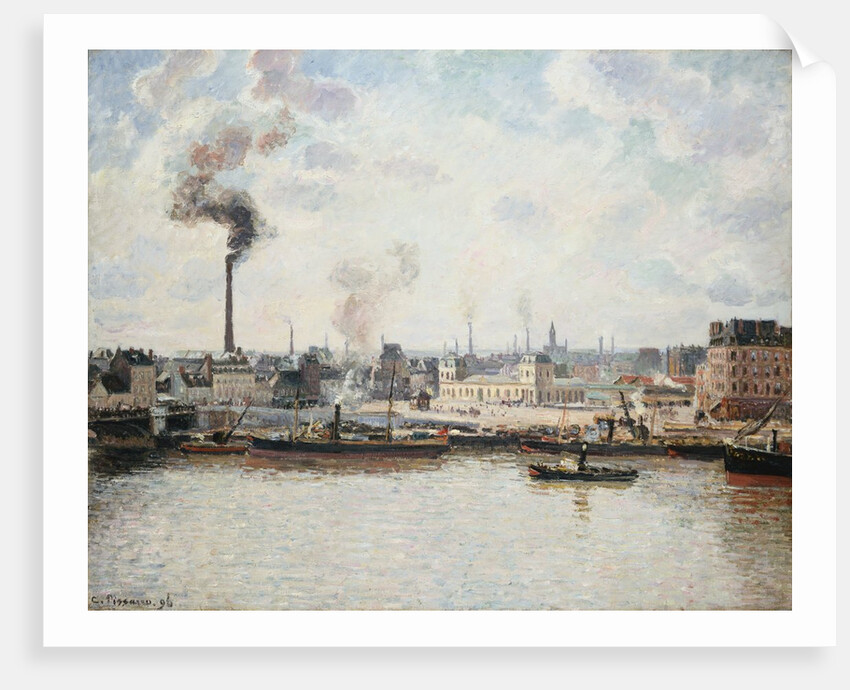 Quay at Saint-Sever, Rouen by Camille Pissaro