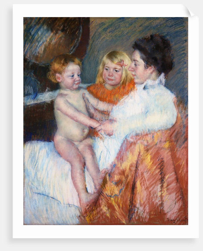 Mother, Sara, and the Baby by Mary Cassatt