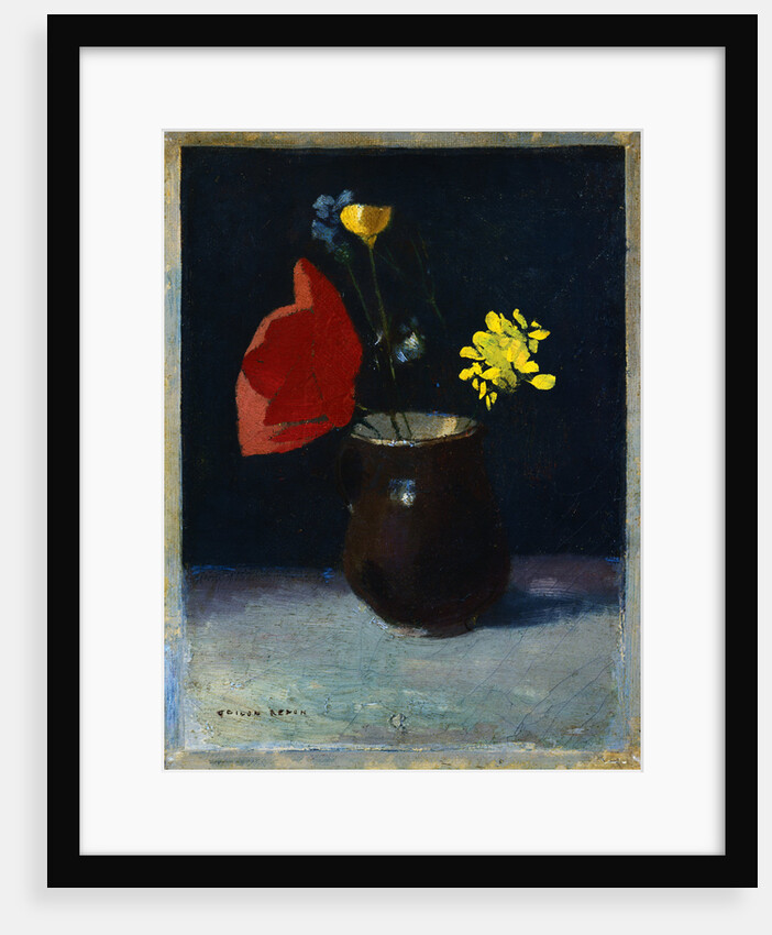 Jug of Flowers by Odilon Redon