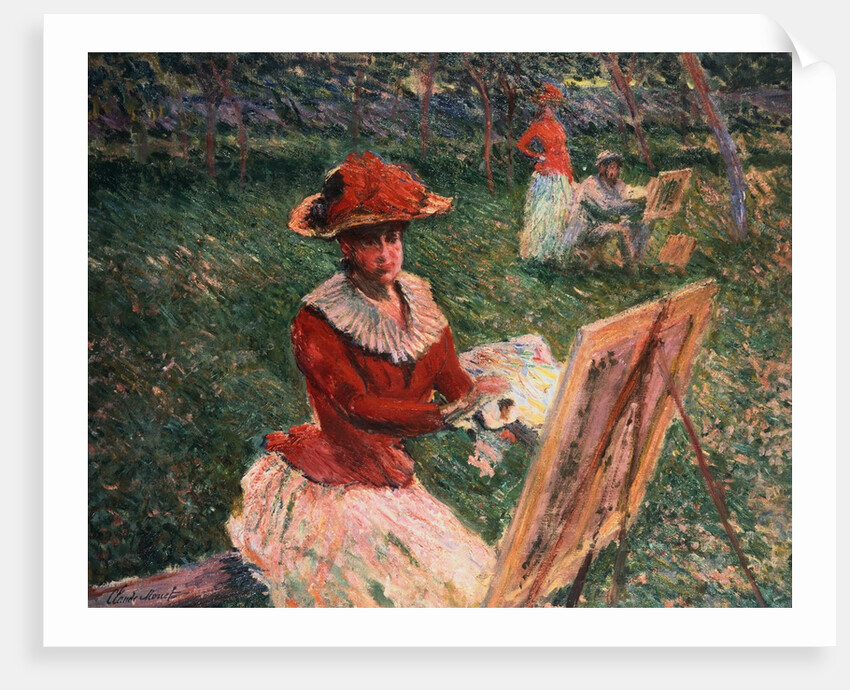 Blanche Hoschede Painting by Claude Monet