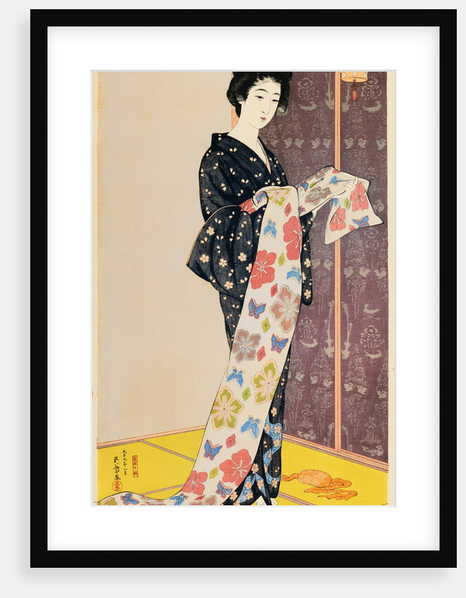 Young Woman in a Summer Kimono by Goyo