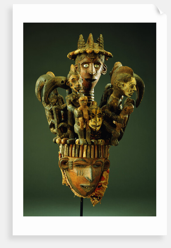 A Fine and Unusual Igbo Mask, Leja Village by Anonymous