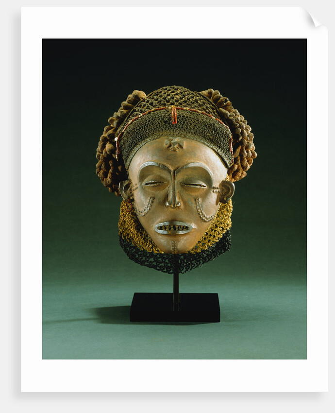 A Chokwe Mask, Mwana Pwo by Anonymous