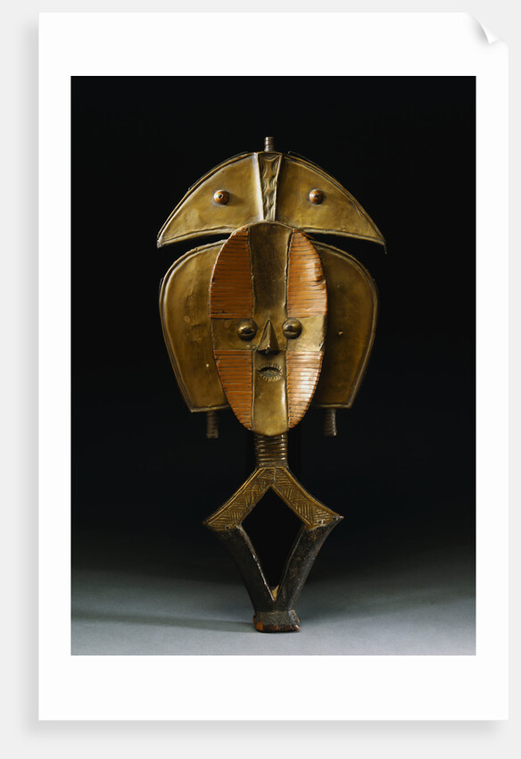 A Fine Kota Reliquary Guardian Figure, Mbulu Ngulu by Anonymous