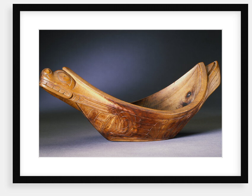 A Haida Seal Bowl by Anonymous