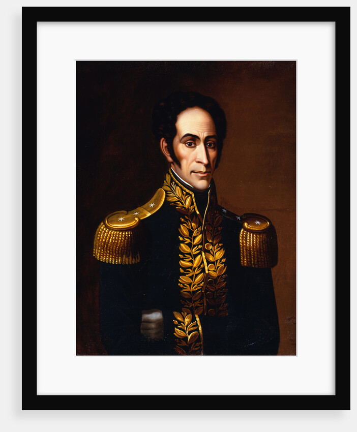 Simon Bolivar attributed to Antonio Salas by Anonymous