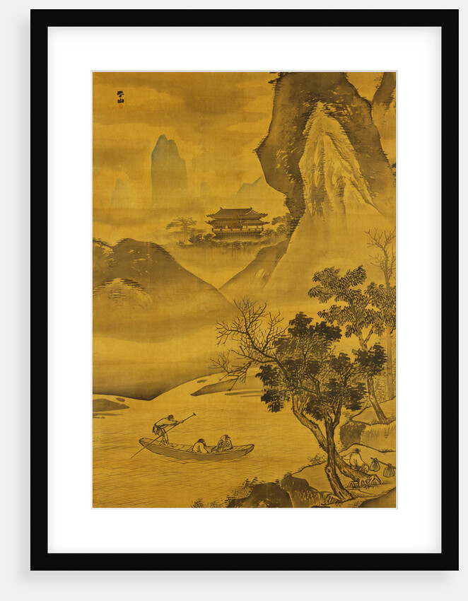 Waiting to Cross a River in Autumn by Zhang Lu