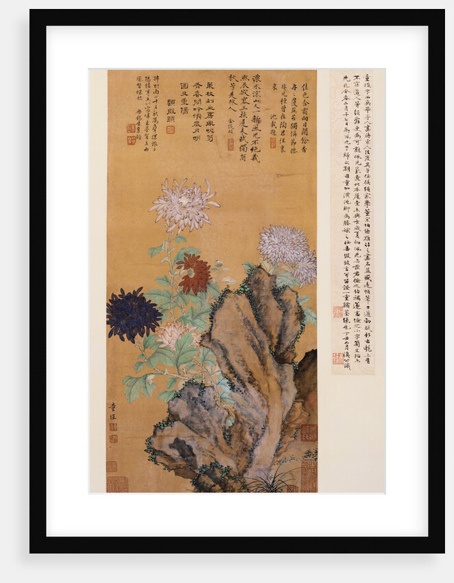 Flowers and Rocks by Tong Kai