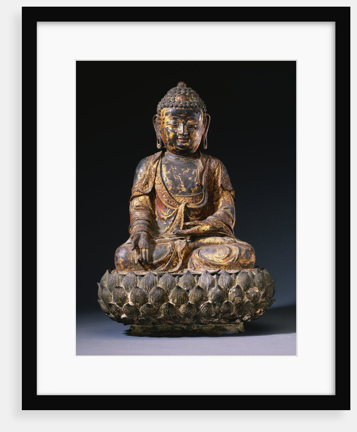 A Bronze Figure of Buddha. Ming Dynasty by Anonymous