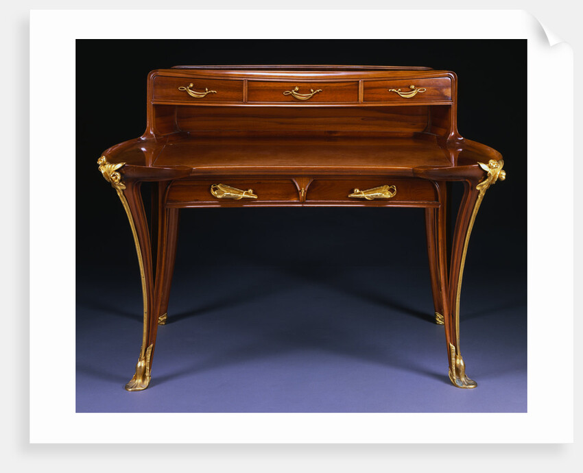 Mahogany and Ormolu-Mounted Desk by Louis Majorelle