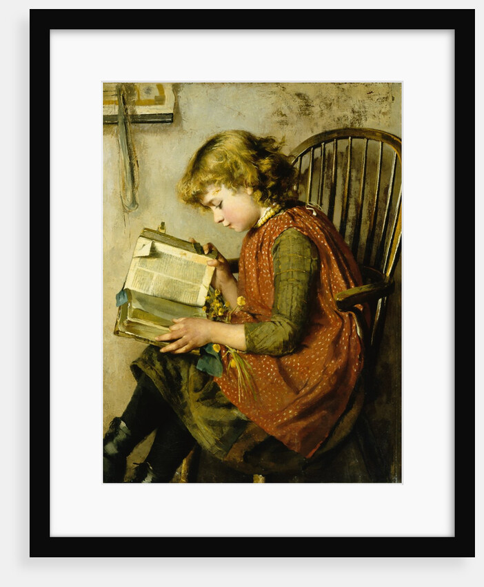 A Young Girl Reading by Charlotte Weeks