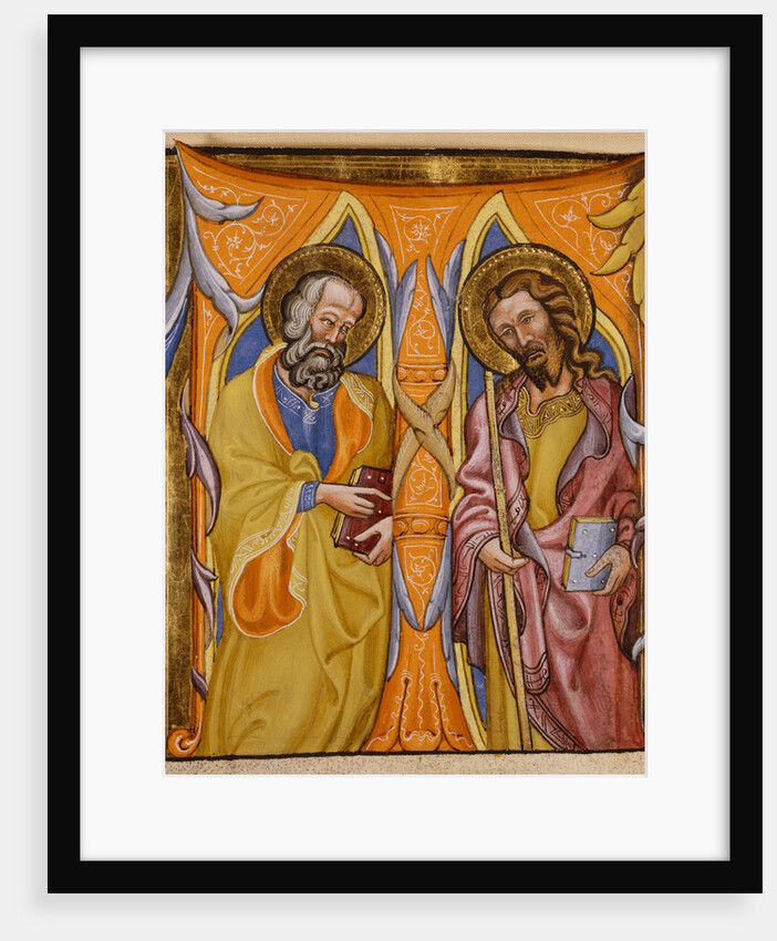 Illuminated Manuscript with Saints Philip and James by a Follower of Martino di Bartolommeo by Anonymous