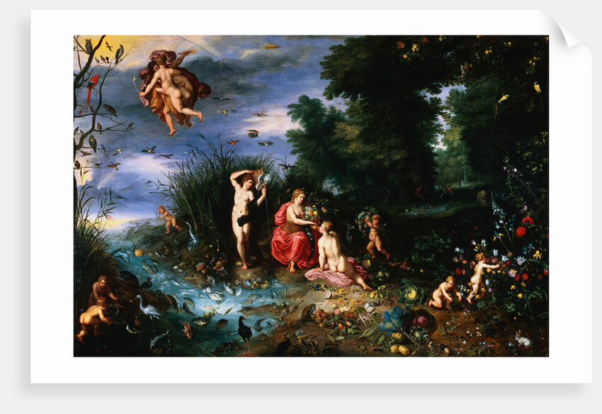 An Allegory of the Elements by Jan Brueghel the Elder and Hendrick van Balen by Anonymous