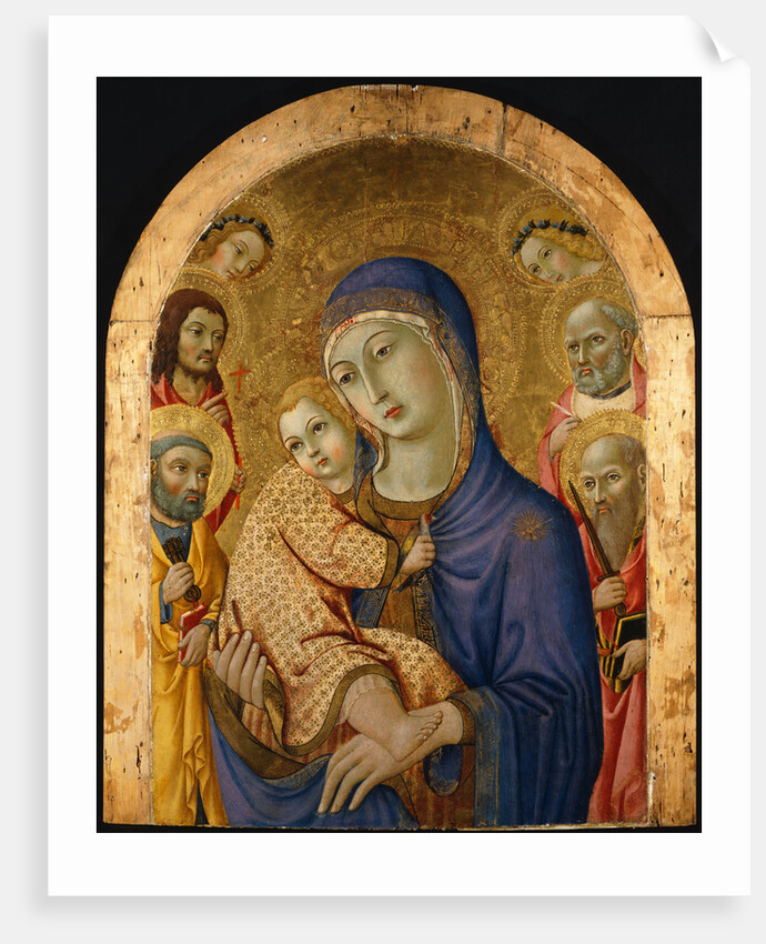 The Madonna and Child with Saints by Sano di Pietro