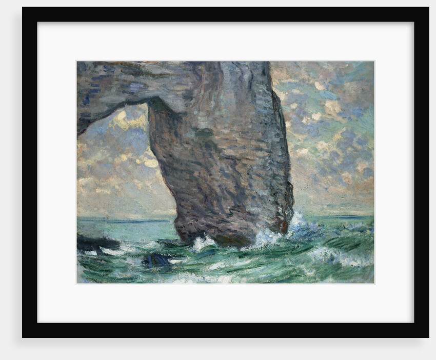 The Manneporte Seen from Below by Claude Monet