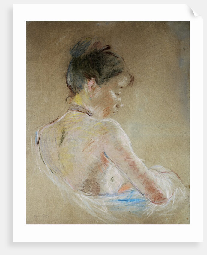 Girl with Naked Shoulders by Berthe Morisot