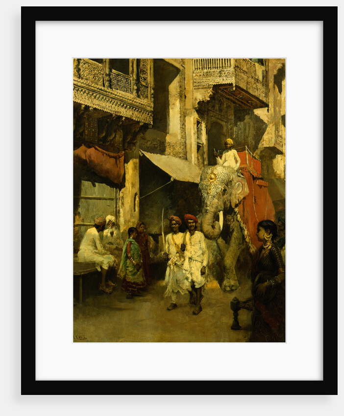 Promenade on an Indian Street by Edwin Lord Weeks
