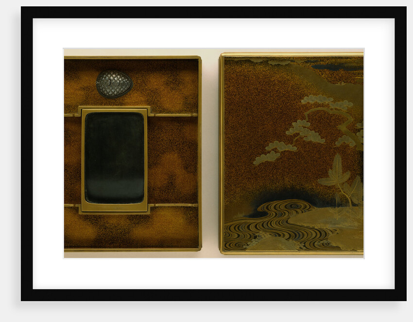 A Lacquer Suzuribako by Anonymous