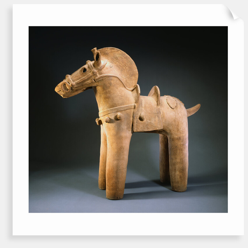 Haniwa Terracotta Model of a Horse by Anonymous