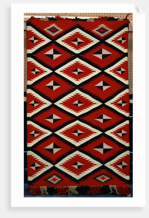 A Transitional Navajo Rug by Anonymous