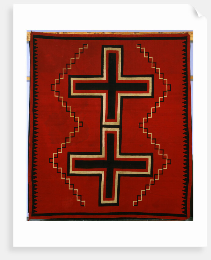 A Navajo Germantown Rug by Anonymous