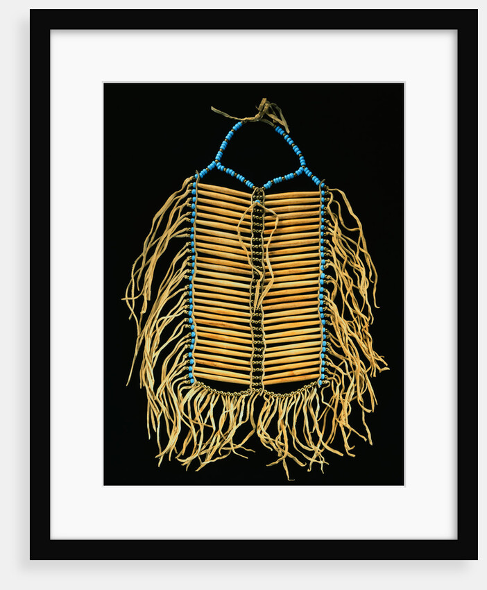 A Plains Man's Breast Plate by Anonymous