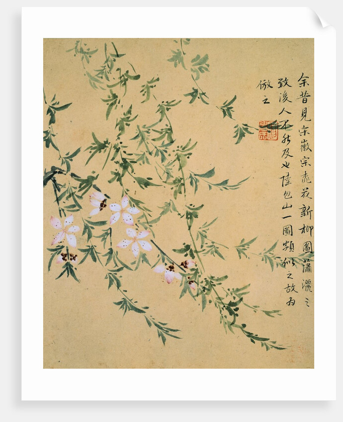 Flowers, from an Album of Ten Leaves by Zhou Xianji
