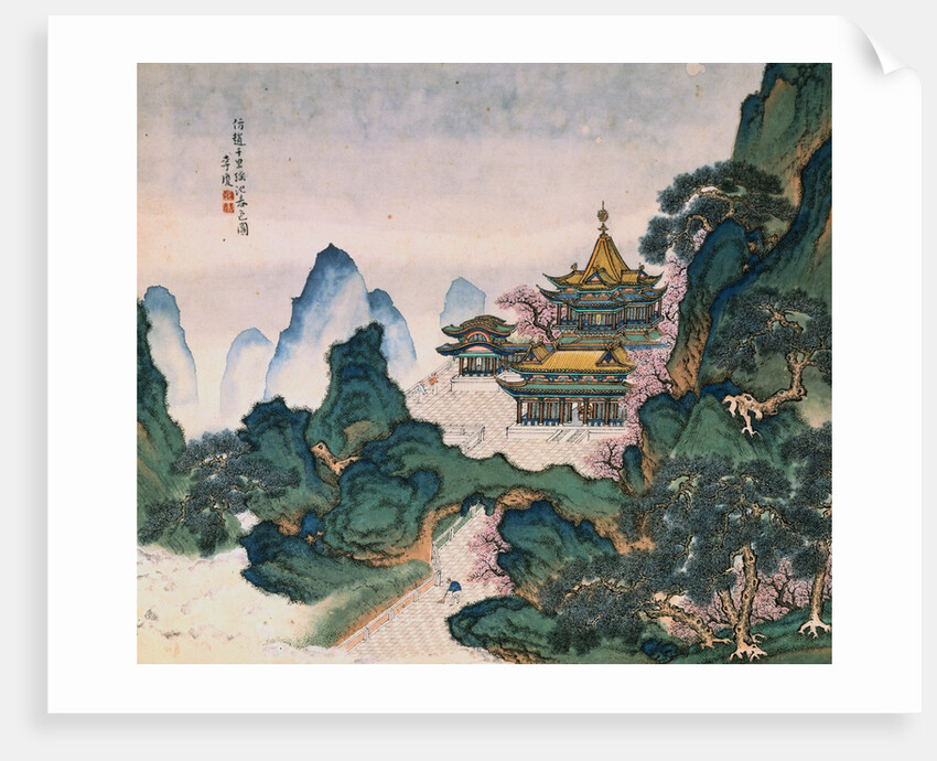 Blue and Green Landscapes by Li Qing