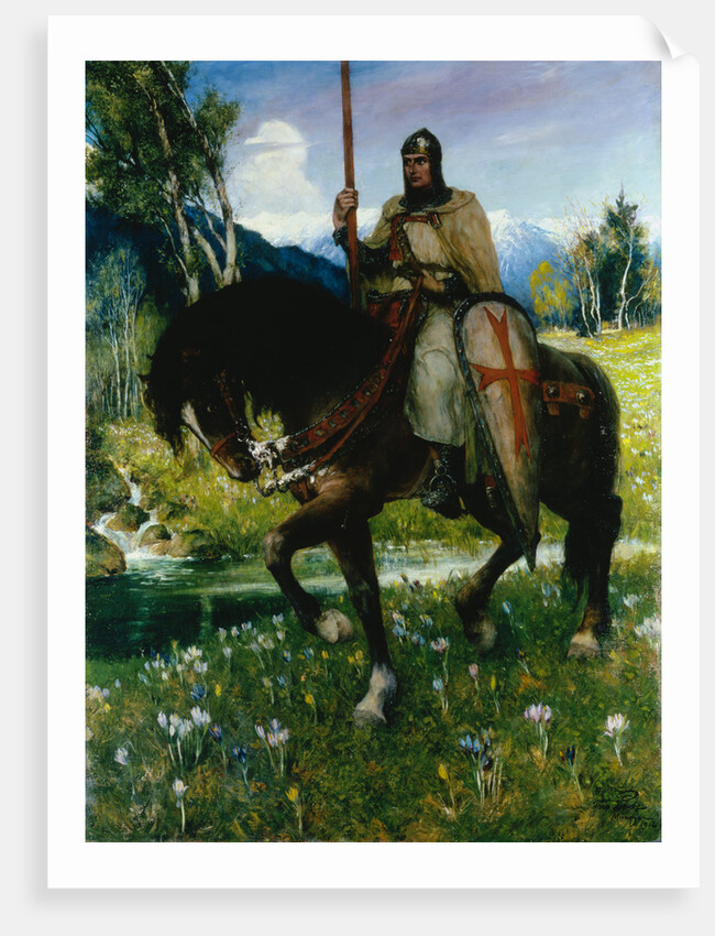 Parsifal in Quest of the Holy Grail by Ferdinand Leeke