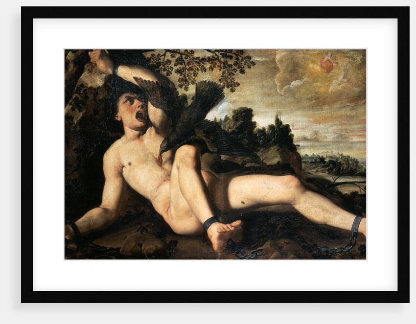 Prometheus Bound to the Rock Italian Flemish School by Anonymous