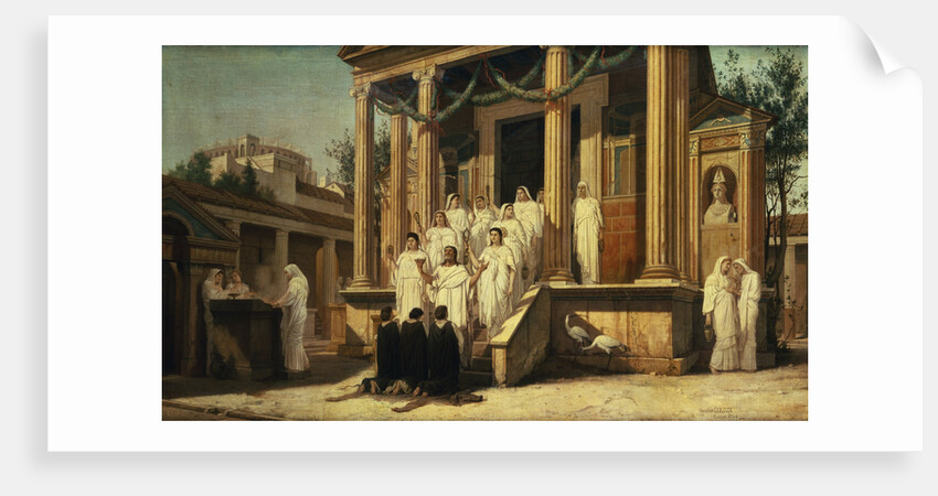 The Vestal Virgins by Hector Leroux