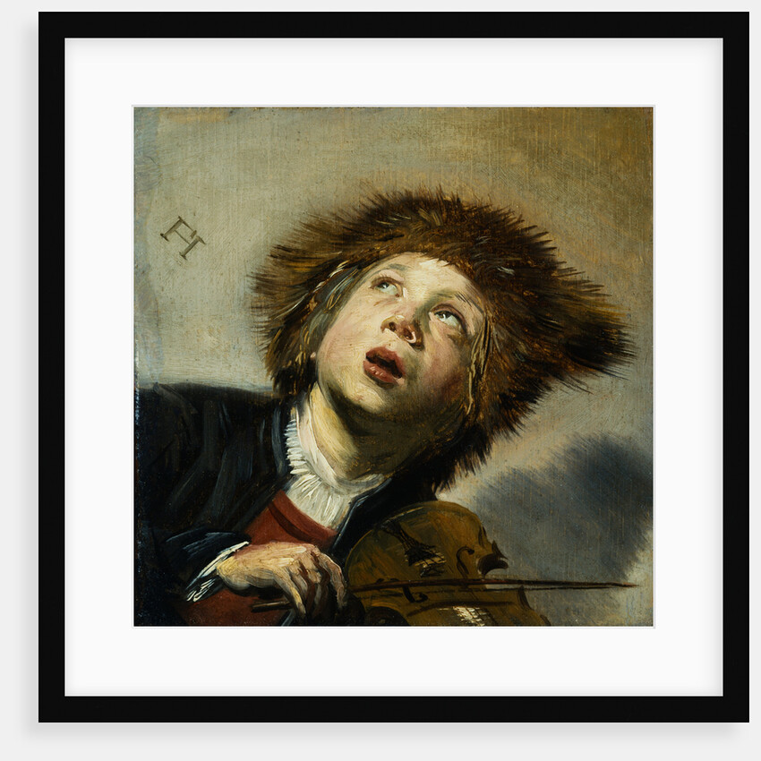 A Boy with a Violin by Frans Hals the Elder