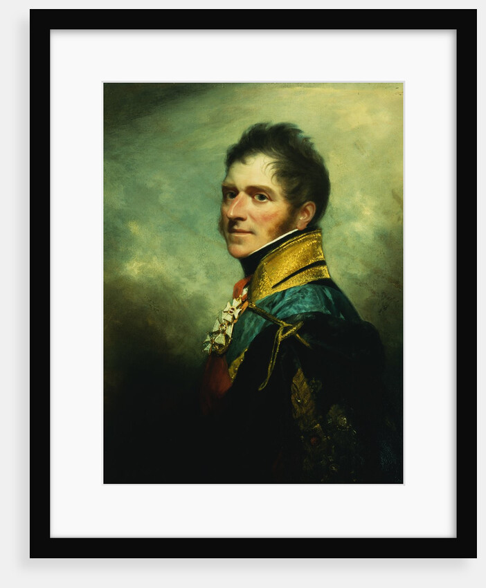 Portrait of Henry William Paget, Marquess of Anglesey, Half Length, Wearing Military Uniform by William Beechey