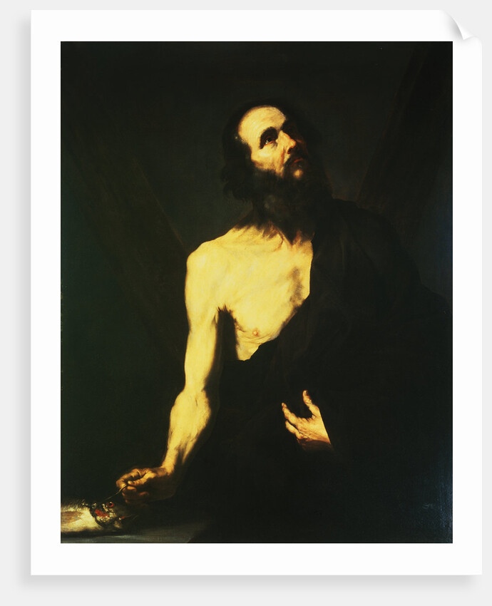 Saint Andrew by Jusepe De Ribera