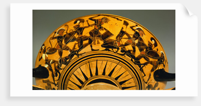 Exterior View An Attic Black-Figured Kylix (Tondo), Circa Late 6th Century B.C. by Anonymous