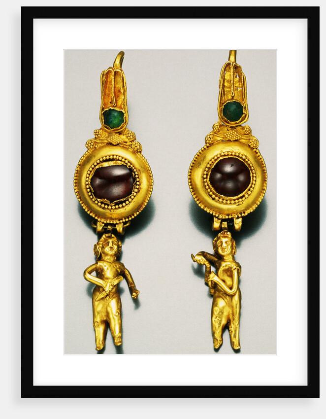 A Pair of Hellenistic Gold Earrings, Circa 2nd-1st Century B.C. by Anonymous