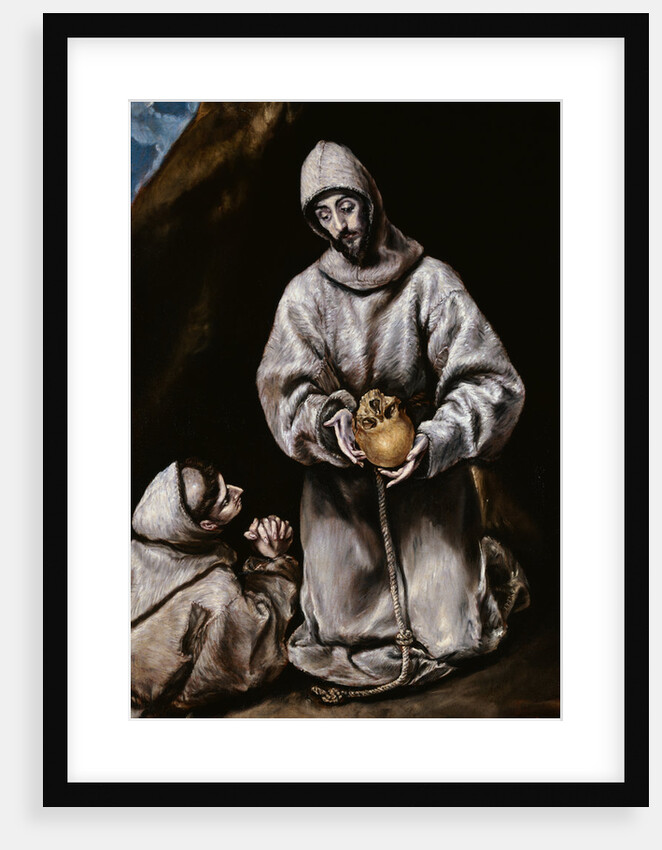 Saint Francis and Brother Leo in Meditation by El Greco